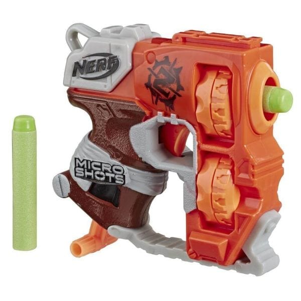 Gadget e armi giocattolo Nerf Microshot Flipfury, Blaster in Miniatura con Dardi Nerf Microshot Flipfury, Blaster in Miniatura con Dardi