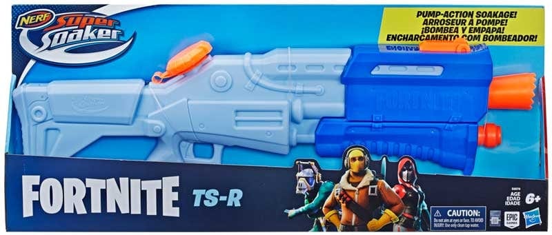 Giochi Aria Aperta Nerf super soaker, Blaster ad acqua Fortnite TS-R Nerf super soaker, Blaster ad acqua Splash Mouth - The Toys Store