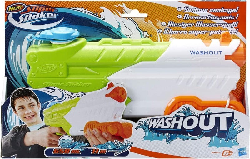 Giochi Aria Aperta Nerf supersoaker, Blaster ad acqua Washout Nerf supersoaker, Blaster ad acqua Washout - The Toys Store