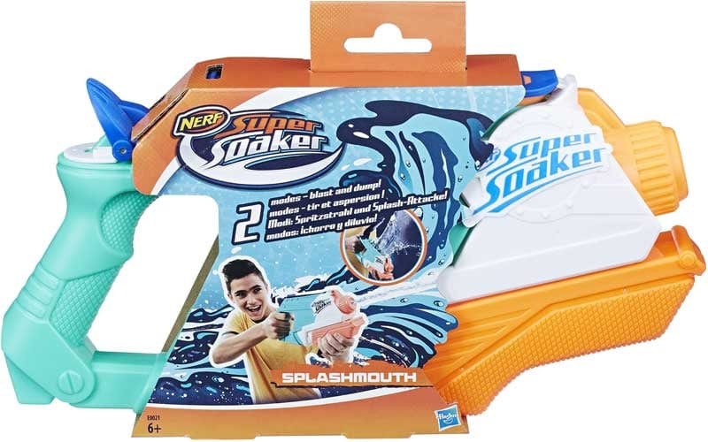 Giochi Aria Aperta Nerf super soaker, Blaster ad acqua Splash Mouth Nerf super soaker, Blaster ad acqua Splash Mouth - The Toys Store