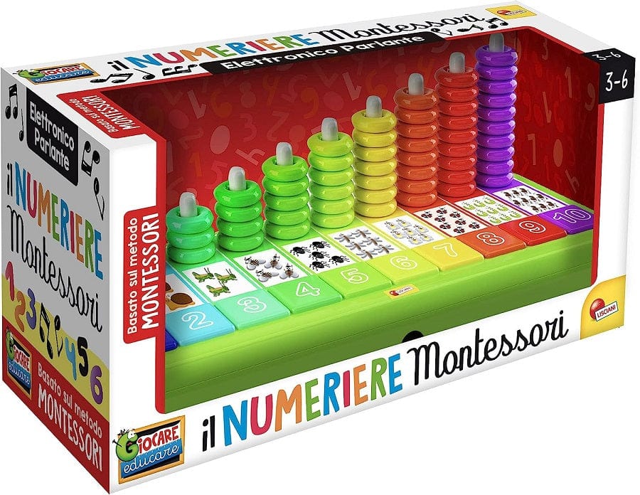 Giocattoli educativi Numeriere Elettronico Parlante Lisciani Montessori Numeriere Tattile Lisciani | The Toys Store