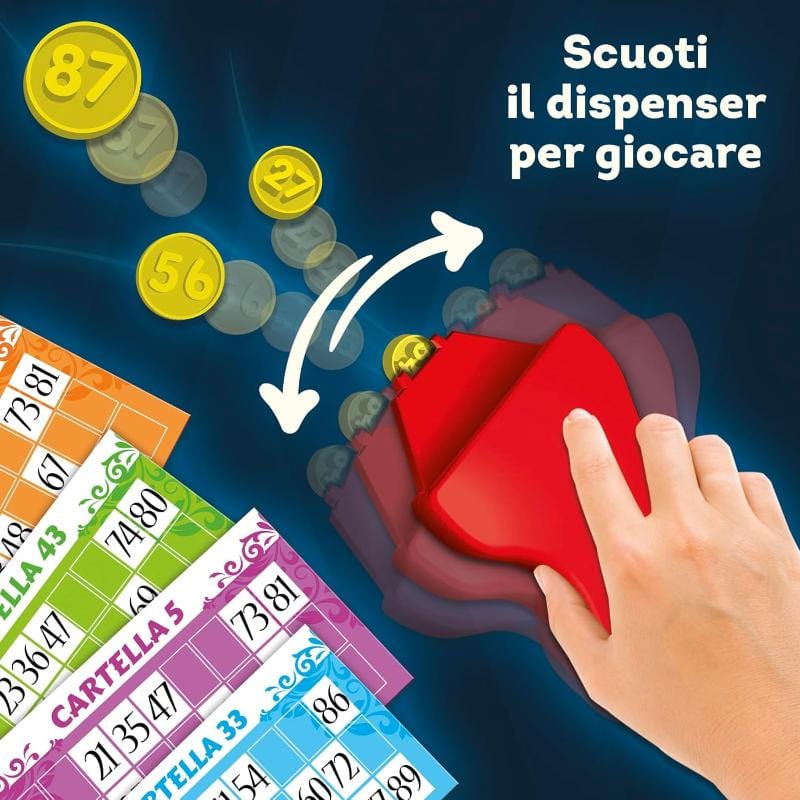 Giochi di società Tombola Segna e Cancella con 48 Cartelle - Lisciani Tombola Segna e Cancella con 48 Cartelle - Lisciani