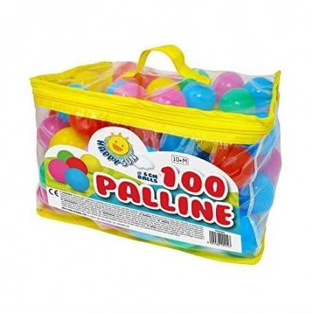 Palline per piscine di palline Palline colorate per Piscina Bambini, Sacca 100 pz diametro 6 cm