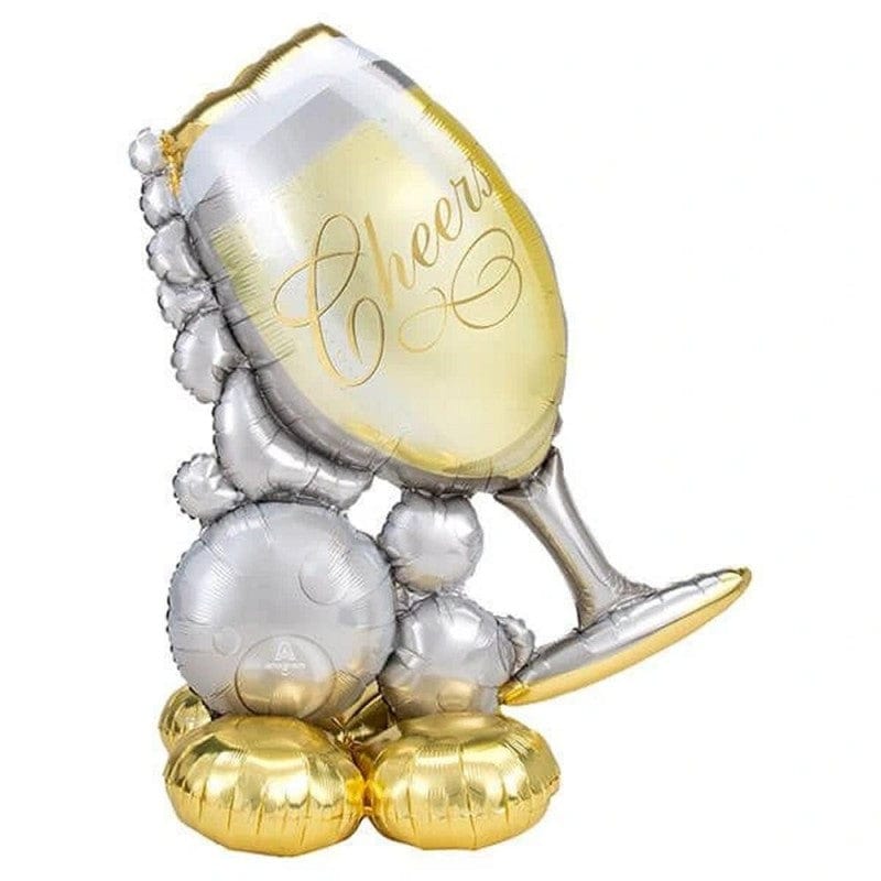 Party Palloncino Mylar Calice con Bolle 104x129cm - Bigiemme Palloncino Mylar Calice con Bolle 104x129cm - Bigiemme