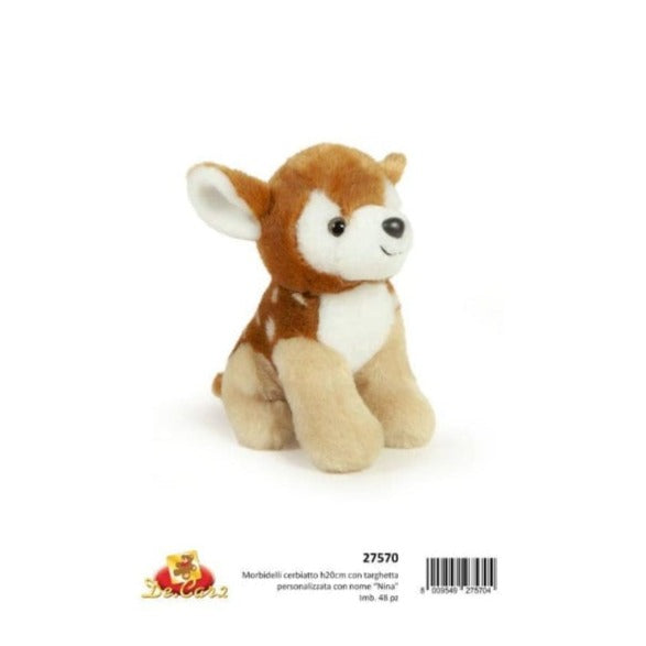 Peluche Animali Realistici da 20cm, Morbidelli Decar The Toys Store