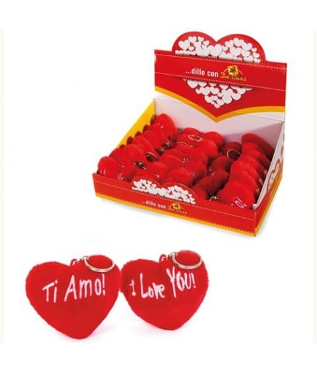 Peluche Peluche Portachiavi Cuore Peluche Portachiavi Cuore