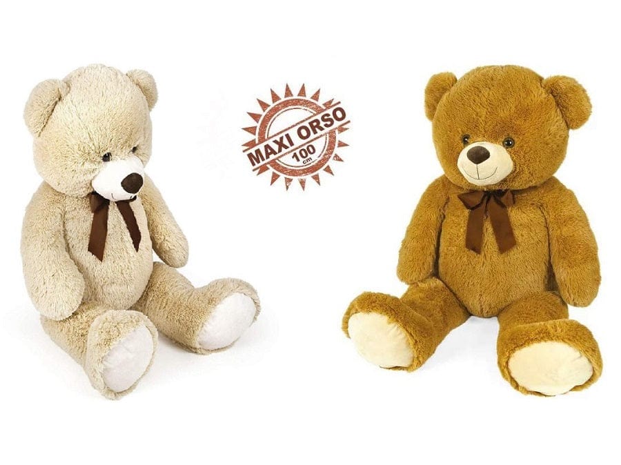 Orso bruno Grizzly peluche marrone seduto Vitali – Peluche
