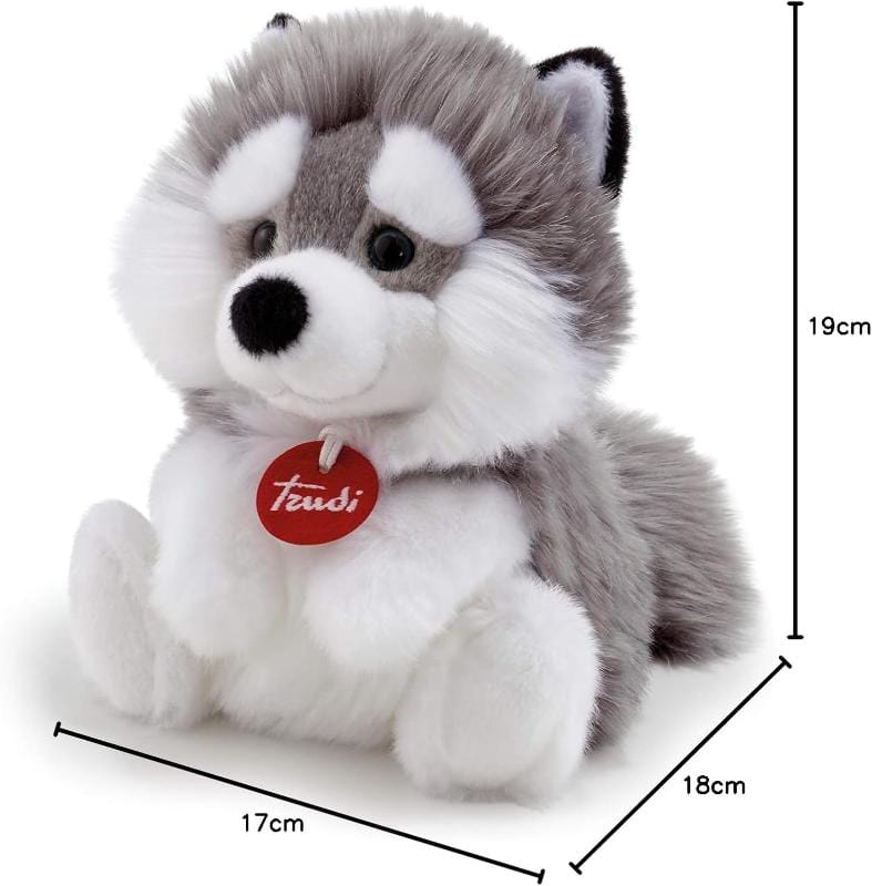 Peluche Trudi Peluche Husky Fluffy Taglia S