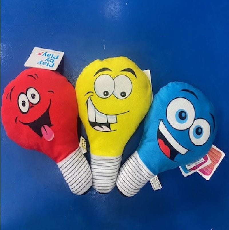 Peluche Peluche a forma di Lampadina da 20 cm