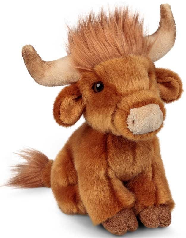 Peluche Peluche Mucca dell'altopiano 20cm con dettagli Realistici - Animigos Peluche Mucca dell'altopiano 20cm con dettagli Realistici - Animigos