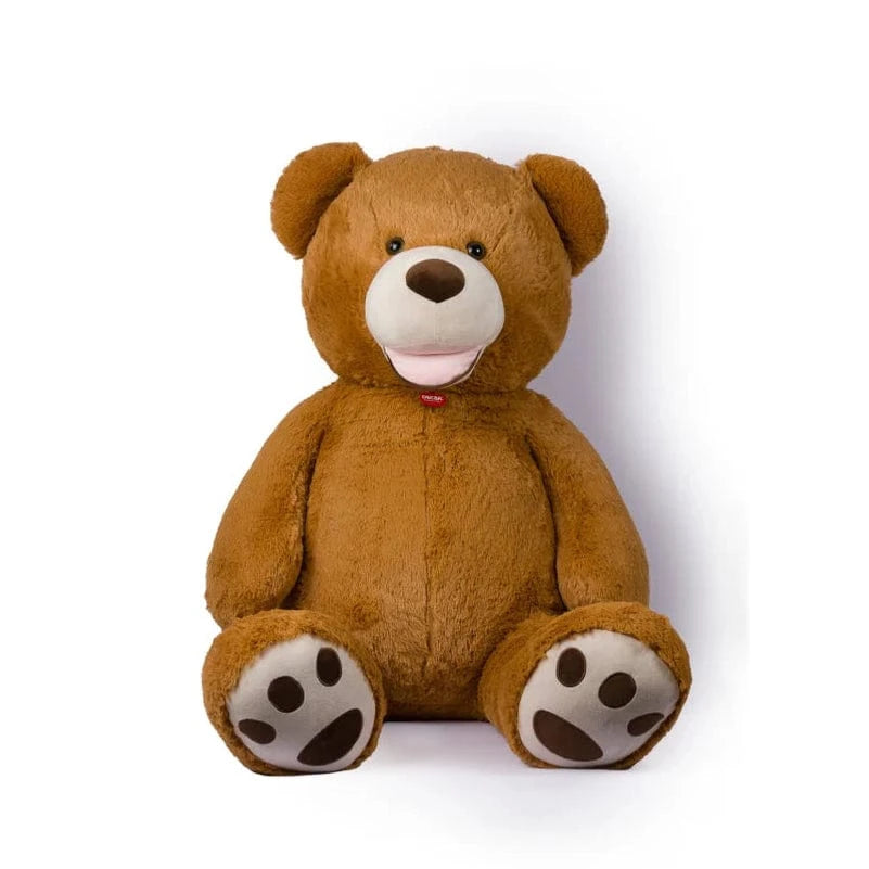 peluche Peluche Orso Gigante 150cm con Zampe Ricamate colore Marrone - Decar Peluche Orso Gigante 150cm con Zampe Ricamate colore Marrone - Decar