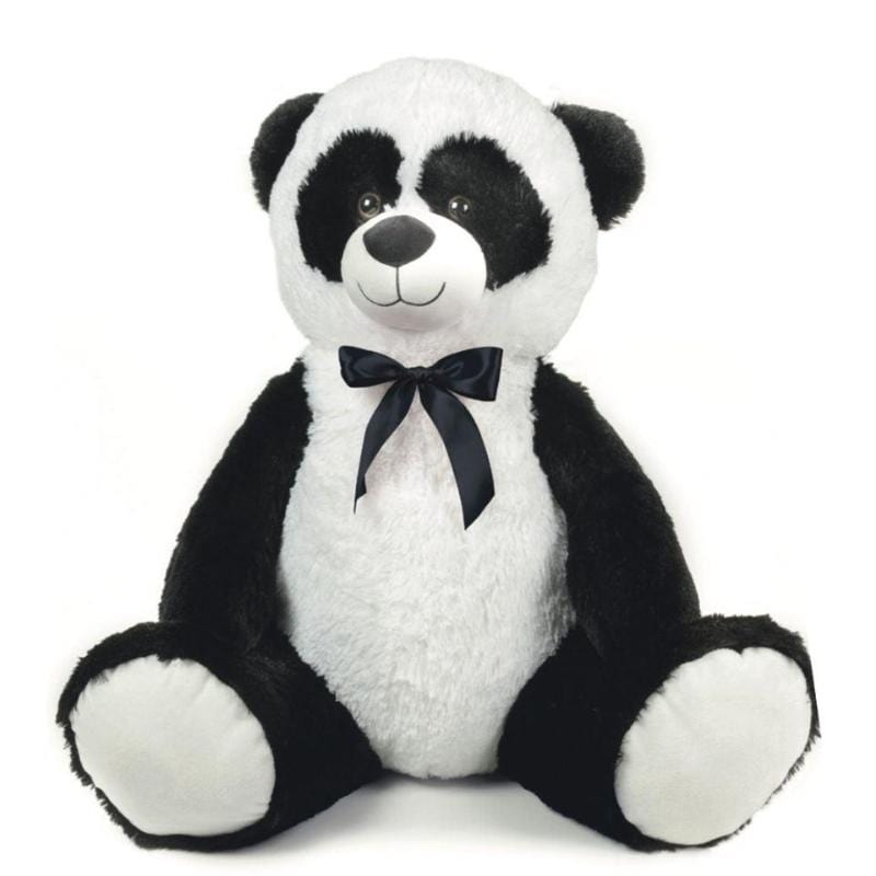 Peluche Peluche Panda Seduto 55cm Imbottitura Extra