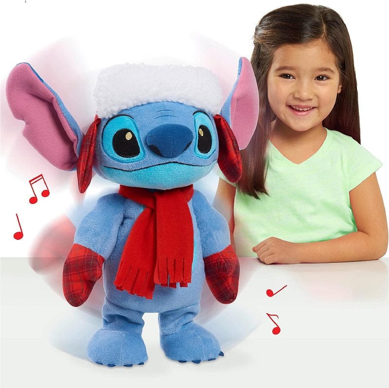 Peluche Disney Stitch Peluche 35cm che Balla con Musica Natalizia Disney Stitch Peluche 35cm che Balla con Musica Natalizia