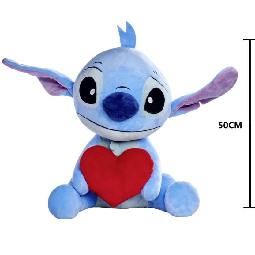 peluche Peluche Stitch con Cuore 50cm Peluche Stitch con Cuore 50cm