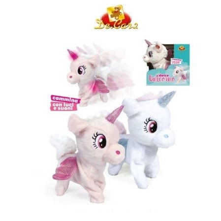 Animali Interattivi Peluche Unicorno Interattivo che Cammina con effetti sonori