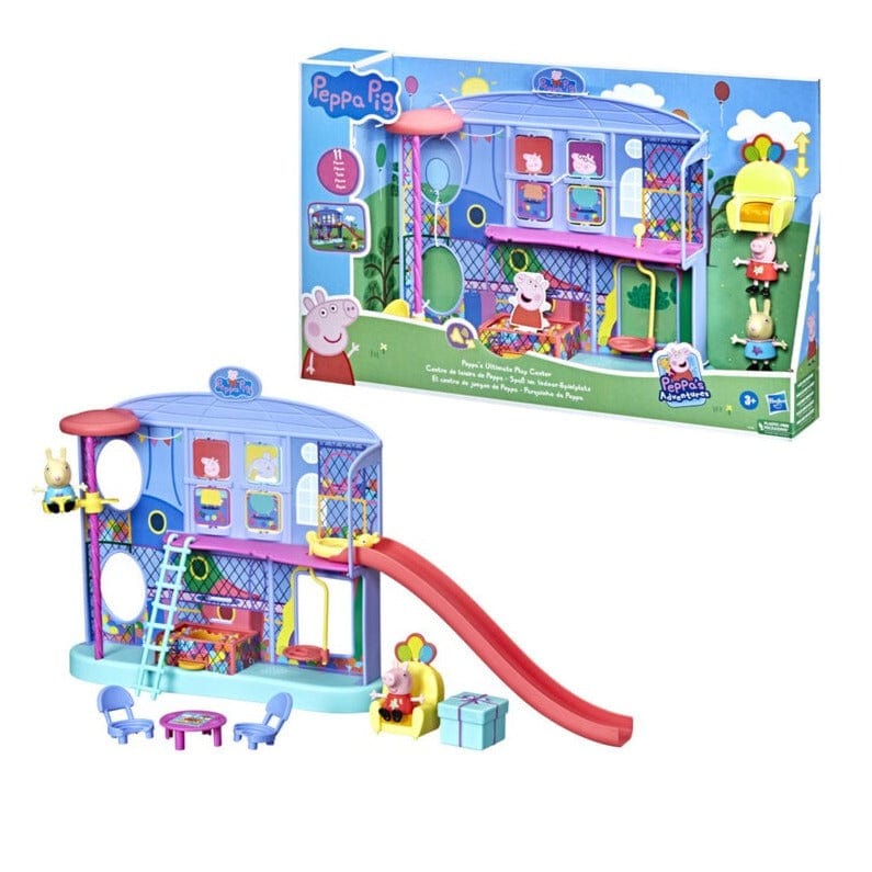 Giocattoli Peppa Pig Playset Centro Divertimenti con i personaggi Peppa e Rebecca Coniglio Peppa Pig Club House only kids, Playset Peppa - The Toys Store