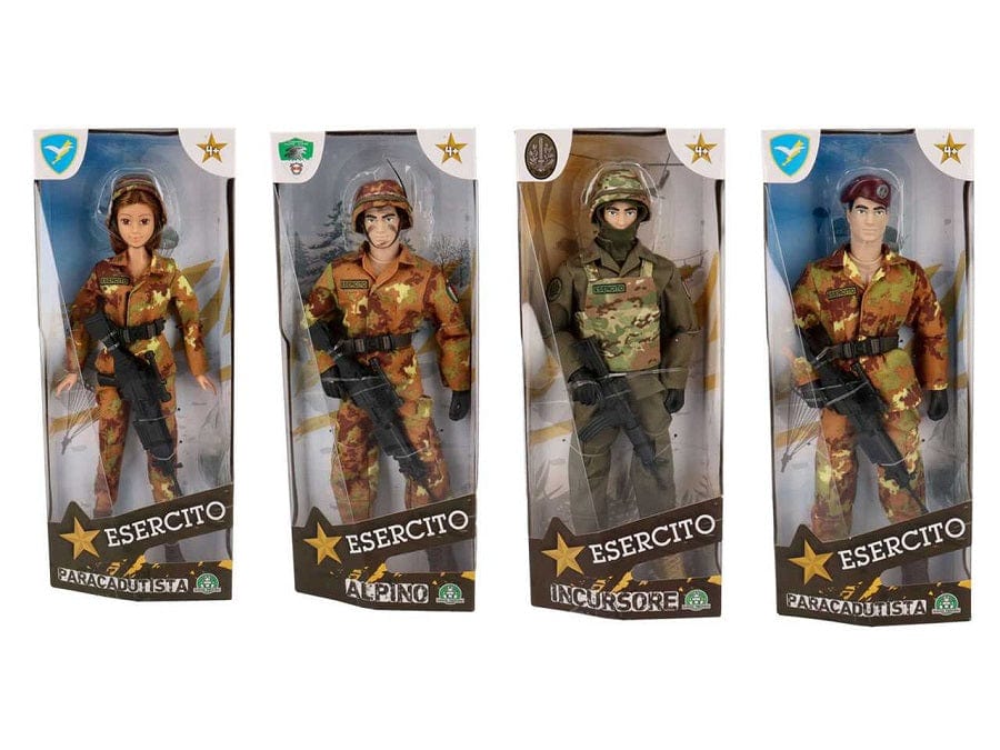 Action Figures Action Figures Esercito Italiano, Personaggi da Collezione 30cm