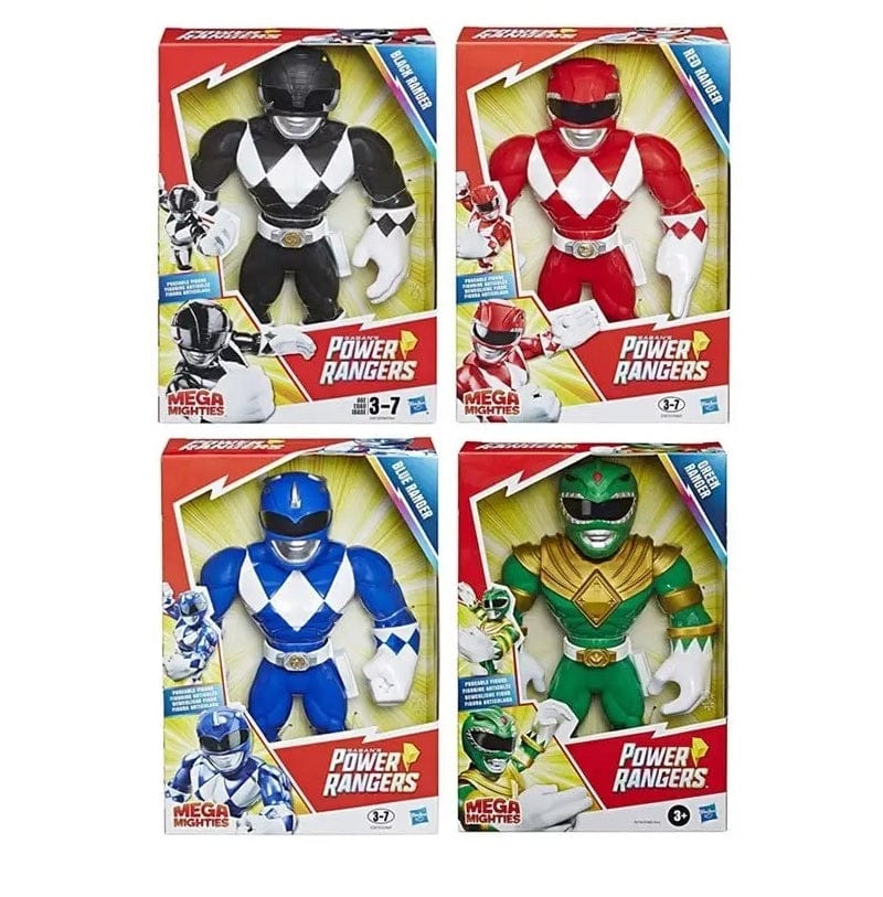 Personaggi serie Tv e Super eroi Power Rangers Personaggi Mega in Assortimento