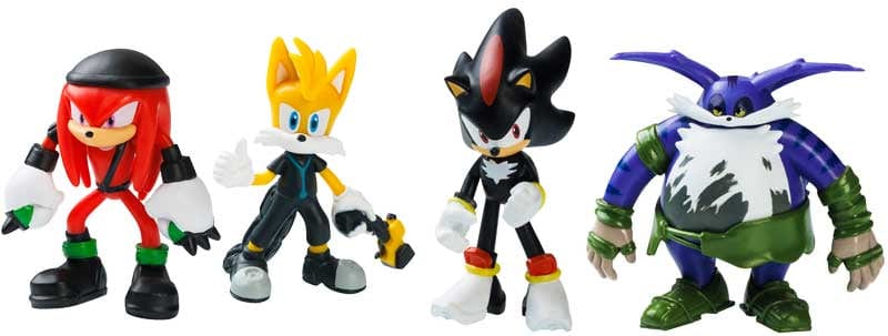 Action Figures Sonic personaggi da 6,5cm in Bustina