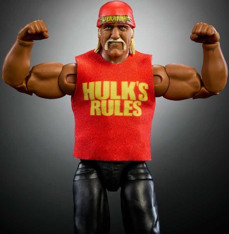 Action figure WWE Wrestlemania action figure Hulk Hogan Elite Collection WWE Wrestlemania action figure Hulk Hogan Elite Collection