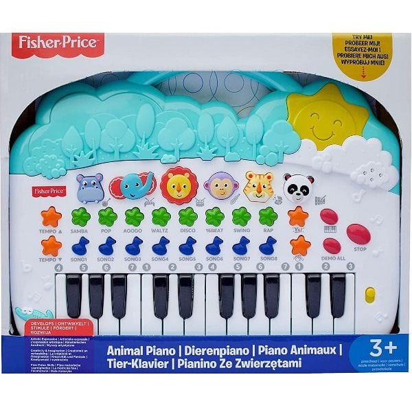 strumenti musicali Fisher Price Baby Pianola degli Animali 42cm