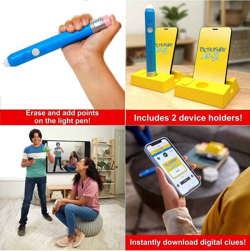Giochi di società Nuovo Pictionary Air 2 Gioco di Società per disegnare in Aria Nuovo Pictionary Air 2 Gioco di Società per disegnare in Aria