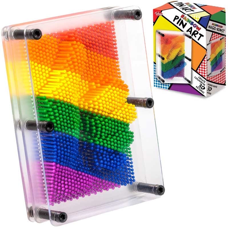 Giocattoli Gioco Pin Art Arcobaleno - Tobar Gioco Pin Art Arcobaleno - Tobar