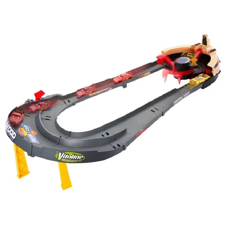 macchinine Disney Cars Nascar Pista Gara con cambio di corsia che include 2 veicoli Disney Cars Nascar Pista Gara con cambio di corsia che include 2 veicoli