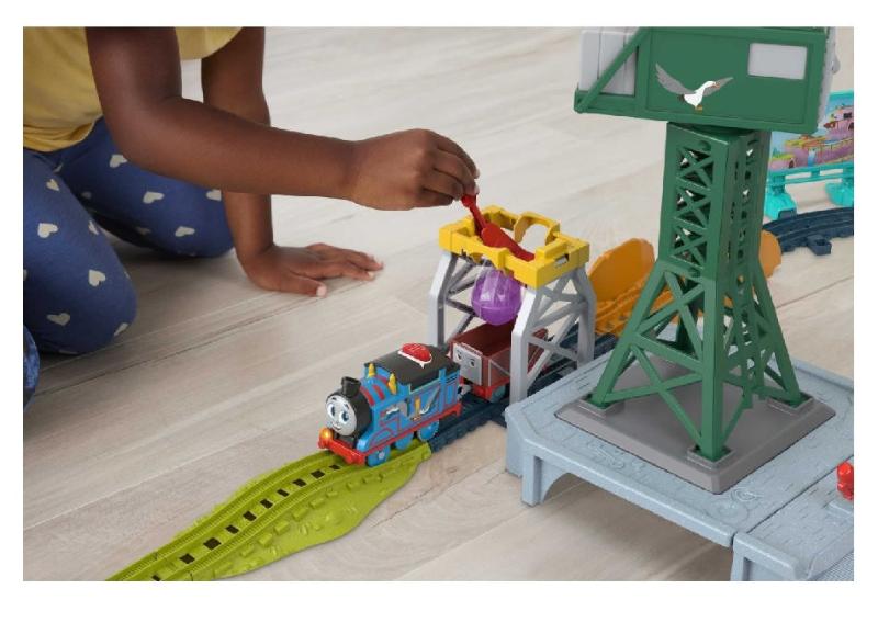 Pista Elettrica Il Trenino Thomas pista Motorizzata I Suoni di Sodor Cranky Delivery Il Trenino Thomas pista Motorizzata I Suoni di Sodor 