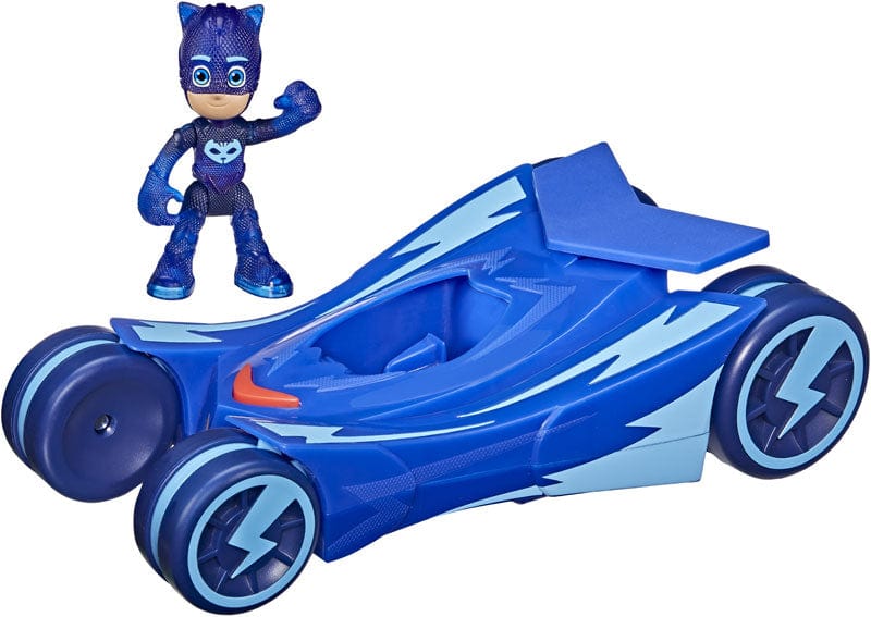 personaggi Televisivi e dei Cartoni animati Pj Masks Veicoli con Luci, Super Pigiamini Catmobile con Catboy