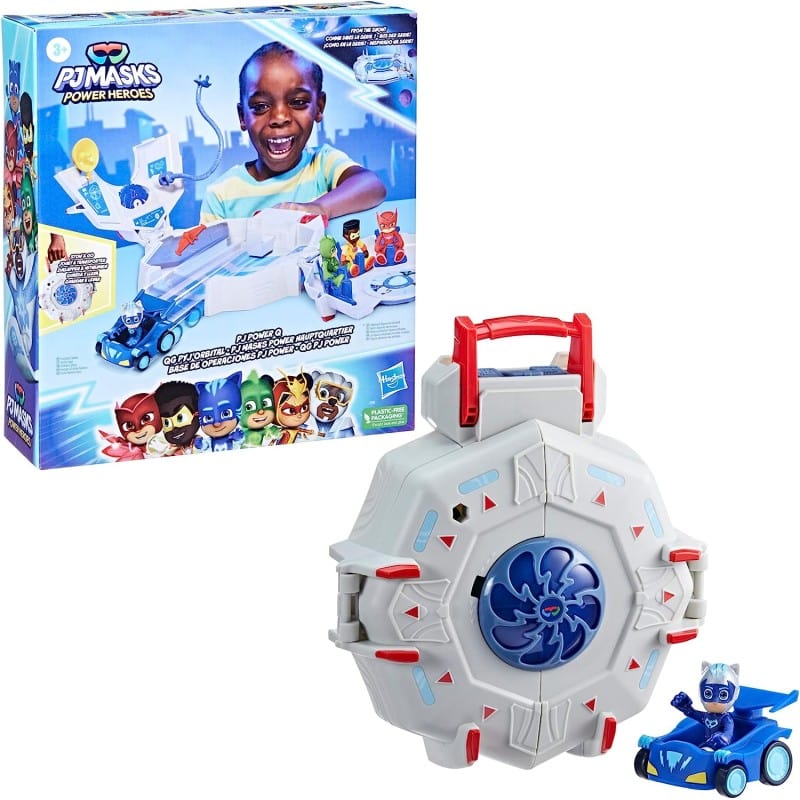 Quartier Generale Pj Masks, Super Pigiamini Playset trasportabile