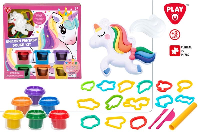 Plastilina Plastilina Unicorno, Pasta Modellabile con Accessori