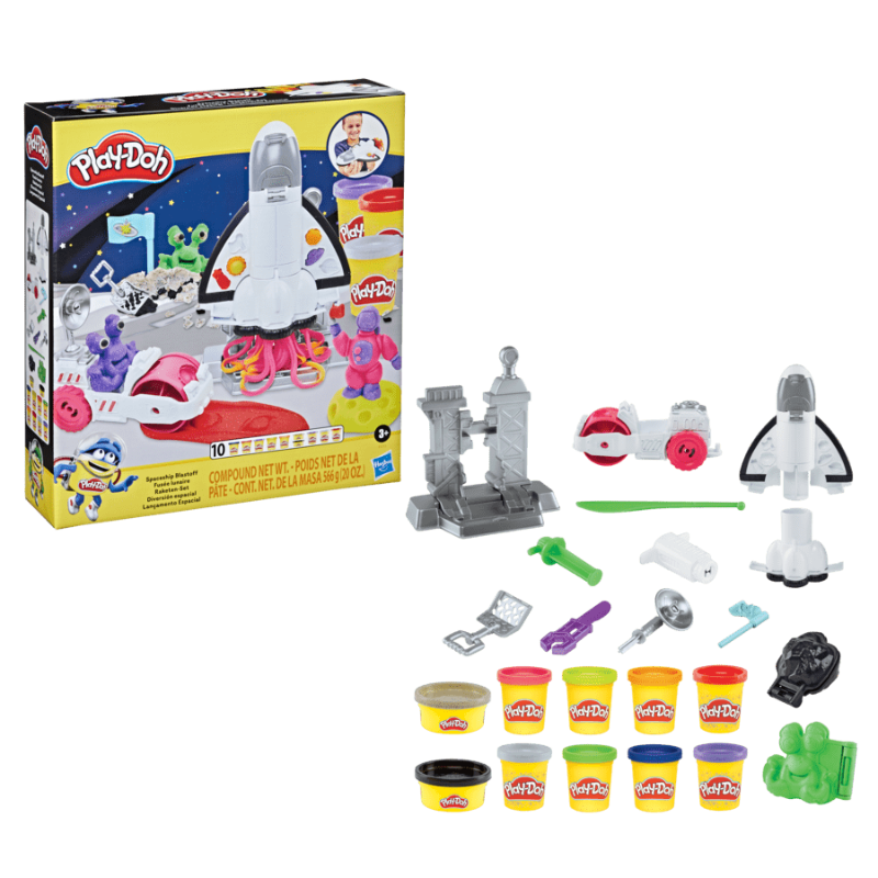 Play Doh, Set da Gioco Astronave con Rover Lunare e tantissimi Accessori