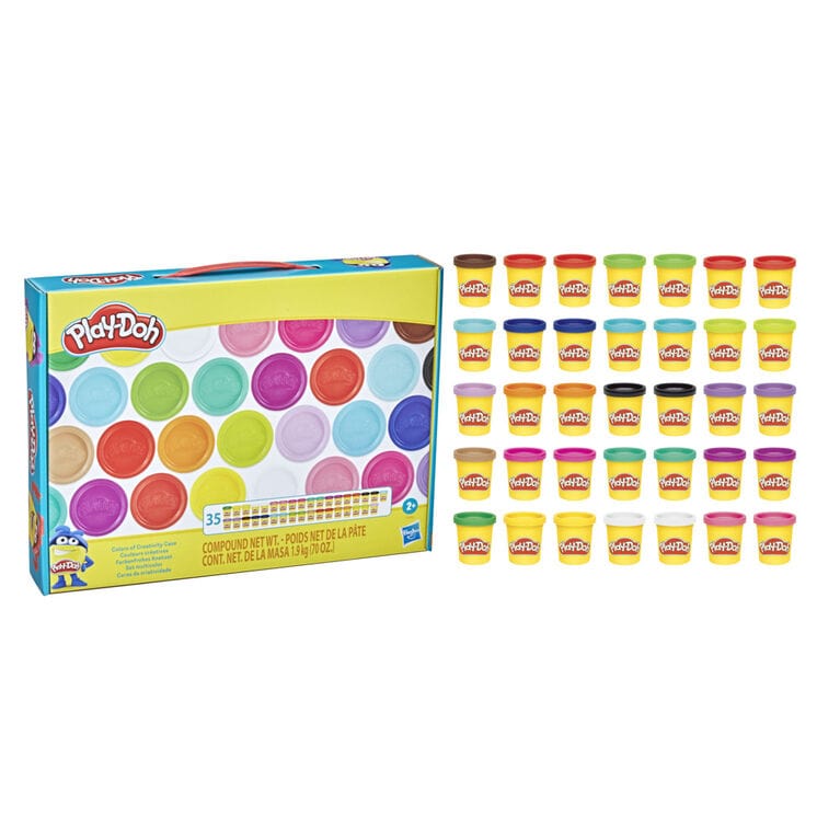 Plastilina Play-Doh Collezione Colori, 35 Vasetti di Plastilina +3Anni