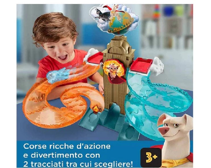 Personaggi Cartoni DC League Super Pets, Playset Daily Planet Rescue