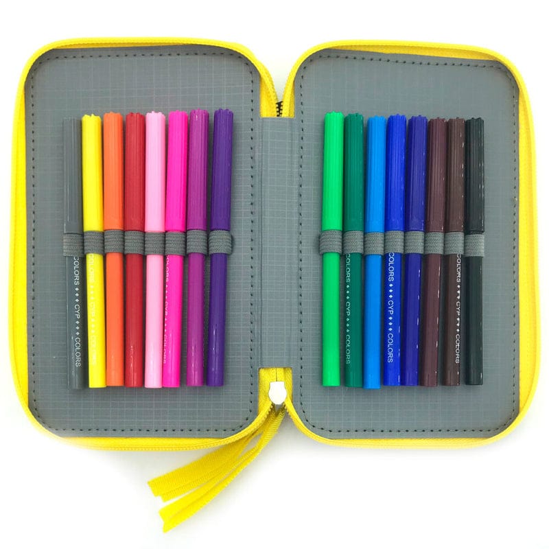 Astuccio Astuccio 3 scomparti Pokemon Pikachu, Portacolori Triplo include 39 accessori Astuccio 3 scomparti Pokemon Pikachu, Portacolori Triplo include 39 accessori