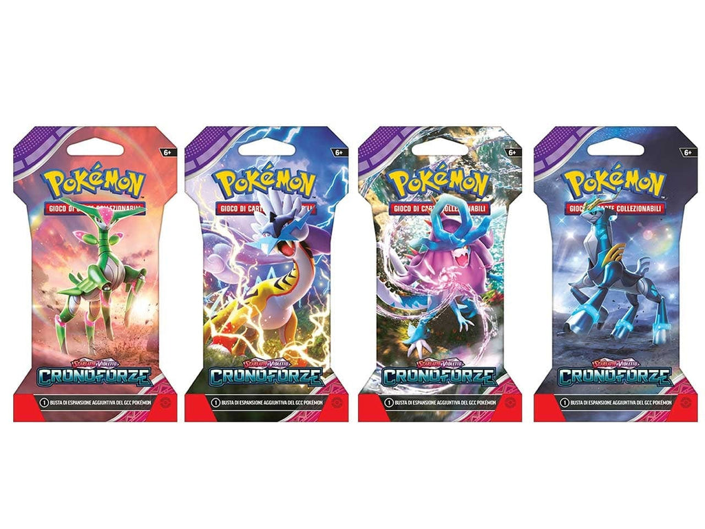 pokemon Pokemon Scarlatto e Violetto Cronoforze, Busta da 10 Carte