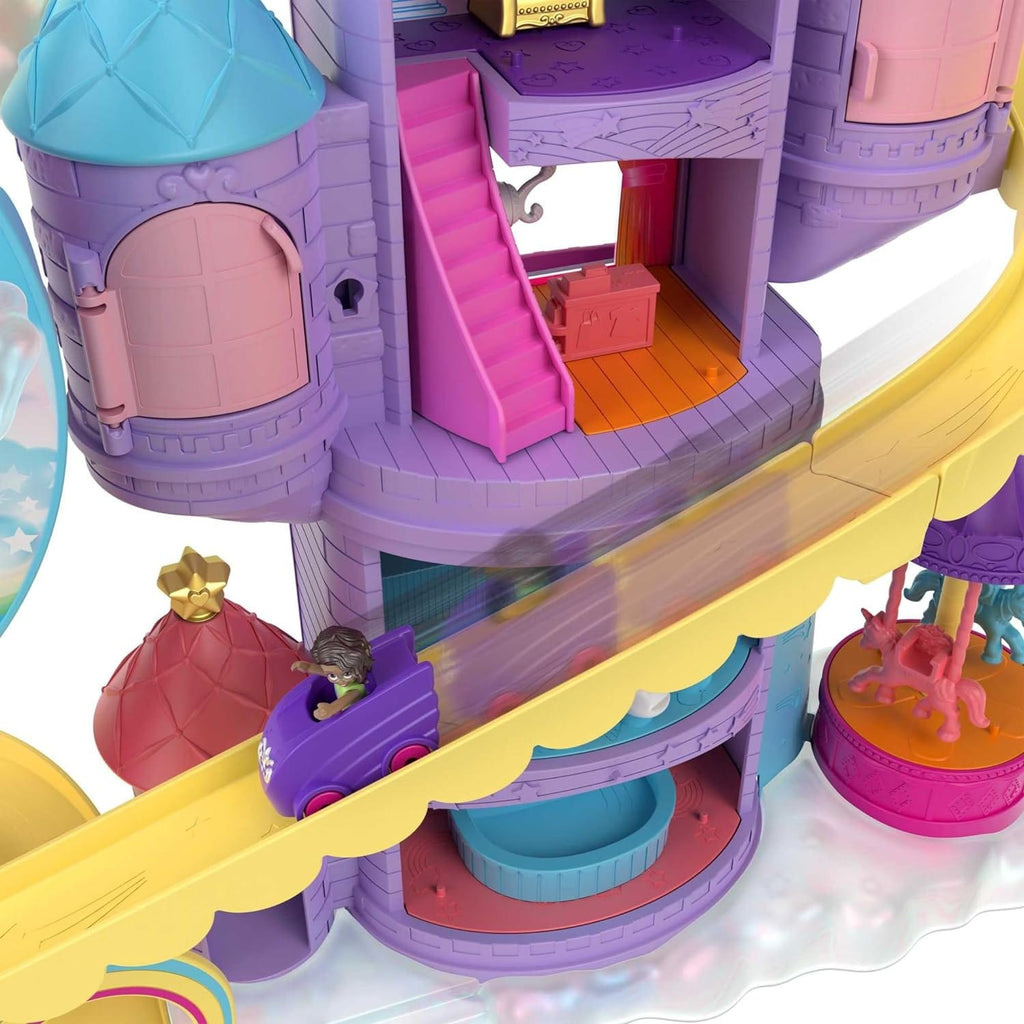 Bambole Polly Pocket Grande playset Luna Park Arcobaleno