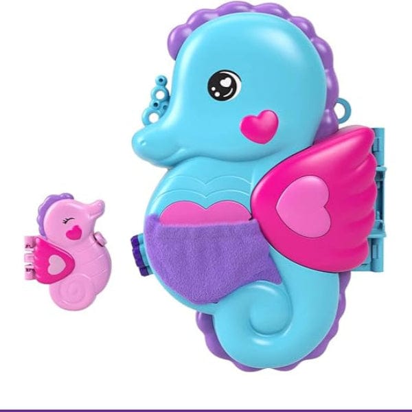 Bambole, playset e giocattoli Polly Pocket- Borsetta Cavallucci Marini Playset 2 in 1 Polly Pocket- Borsetta Cavallucci Marini Playset 2 in 1