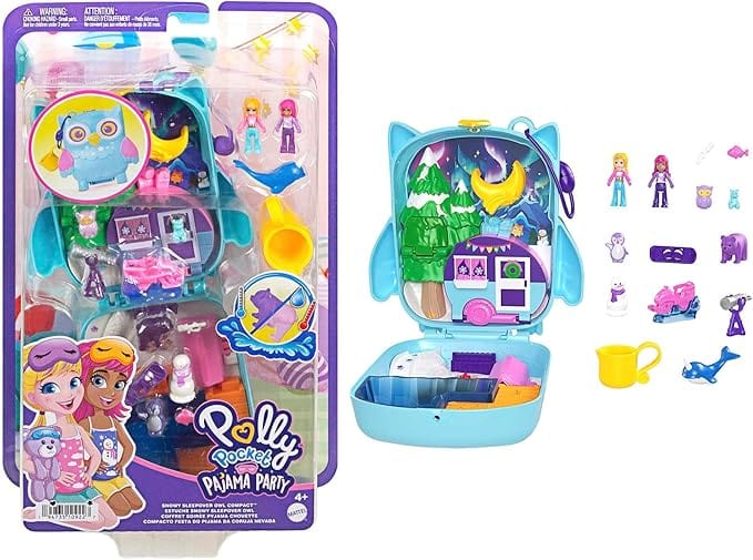Bambole, playset e giocattoli Polly Pocket Playset Cofanetto Tascabile a tema con sorprese Polly Pocket Playset Cofanetto Tascabile a tema con sorprese