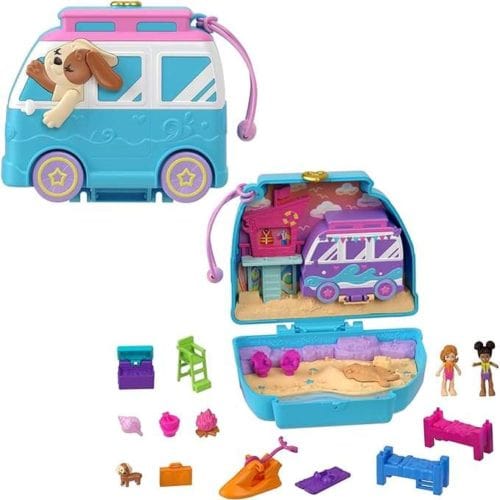 Bambole, playset e giocattoli Polly Pocket Playset Cofanetto Tascabile a tema con sorprese Polly Pocket Playset Cofanetto Tascabile a tema con sorprese
