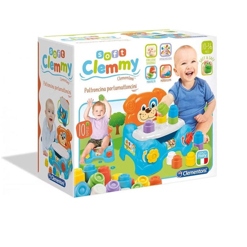 Baby Clementoni Baby Clementoni Poltroncina porta mattoncini Clemmy