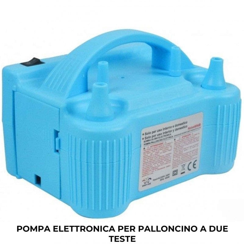 Party Pompa Elettronica per Palloncini a due Teste Pompa Elettronica per Palloncini a due Teste