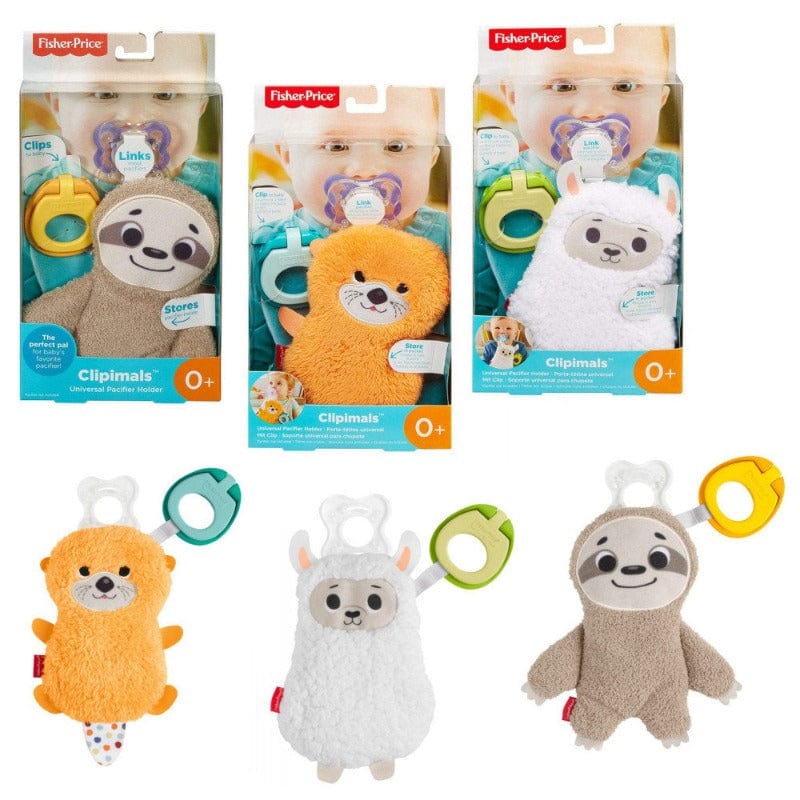 Giocattoli Infanzia Portaciuccio Animaletti, Clipimals Fisher-Price