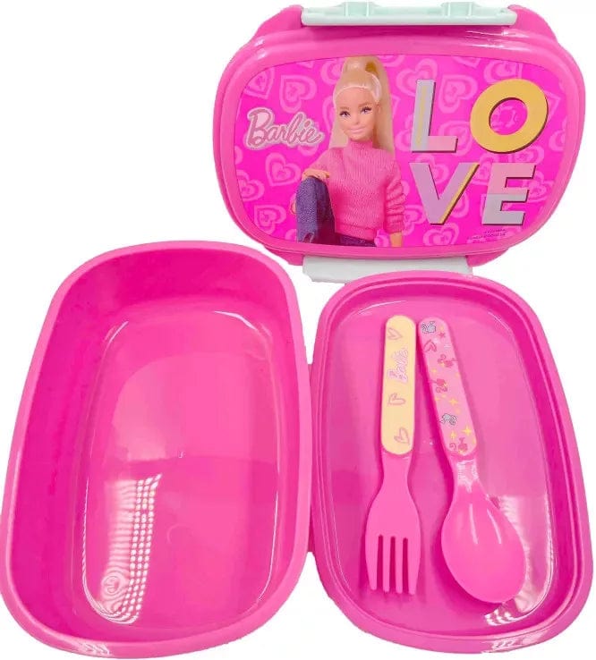 Borse e contenitori porta pranzo Porta Merenda Barbie con Posate Love