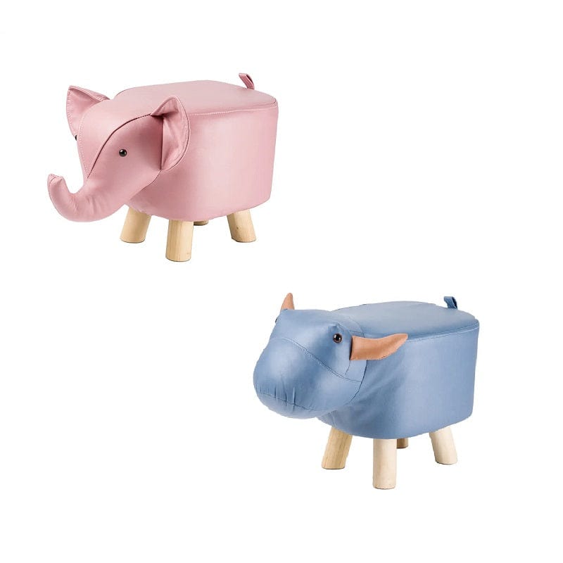 Peluche Sgabellini in Ecopelle per Bambini Elefante/Toro dimensioni 50x25x30cm Sgabellini in Ecopelle per Bambini Elefante/Toro dimensioni 50x25x30cm