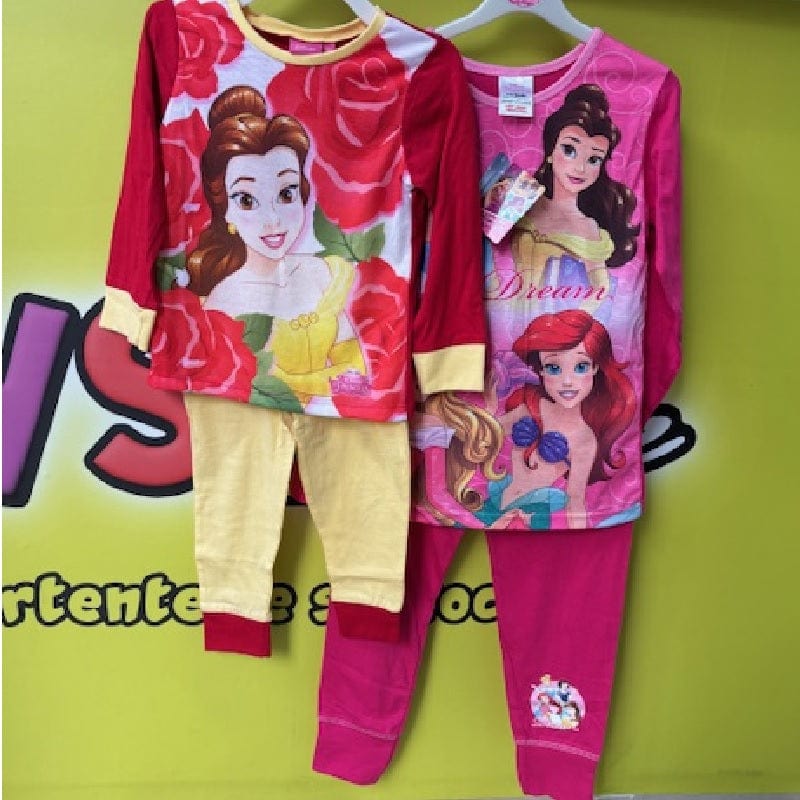 Abbigliamento Disney Princess Pigiama Manica Lunga in Cotone