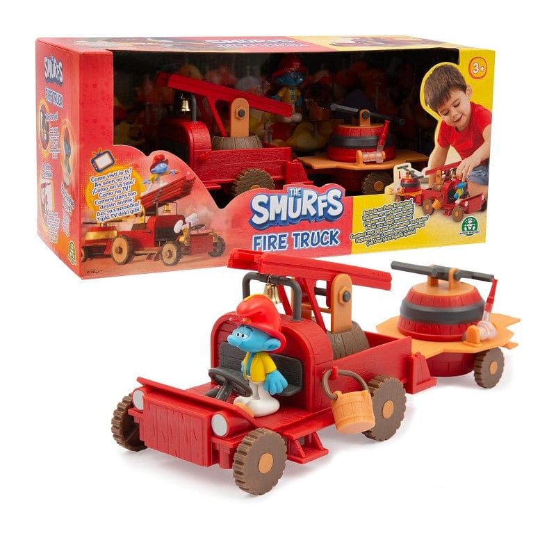 Bambole, playset e giocattoli I Puffi - Playset Camion dei Pompieri Dei Puffi I Puffi - Playset Camion dei Pompieri Dei Puffi