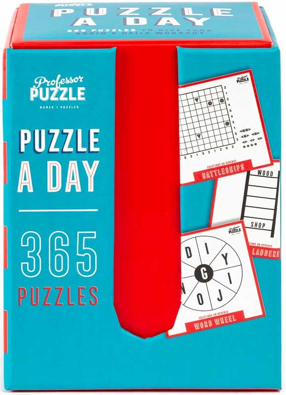 Giochi di società Un Puzzle al Giorno, 365 Quiz per Allenare il tuo Cervello quotidianamente