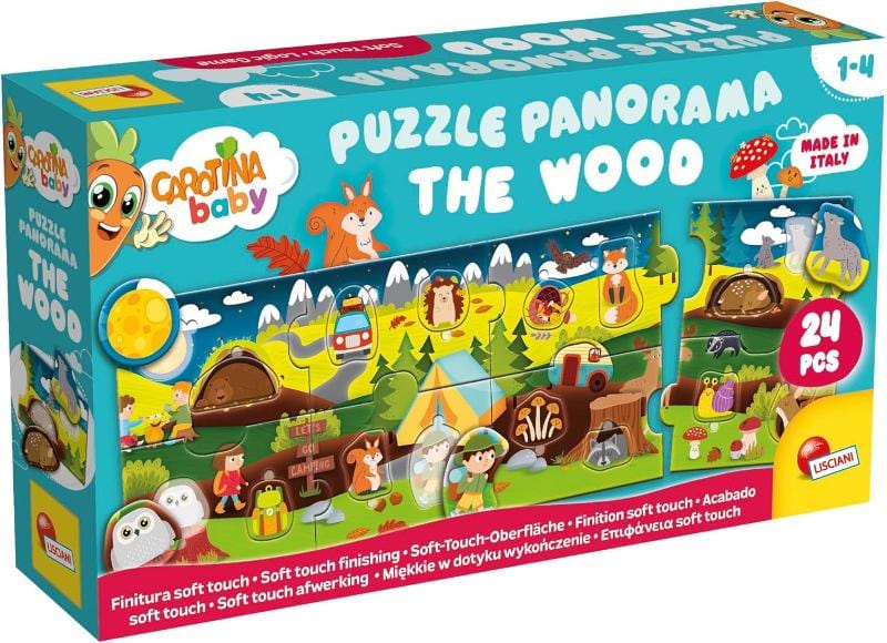 Giocattoli educativi Lisciani Puzzle Panorama Il Bosco - Carotina Baby